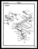BURNERS Diagram and Parts List for CGD2M5WSTA  Gibson Range