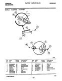 FAN Diagram and Parts List for CDH30E2  Frigidaire Dehumidifier
