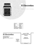 COVER Diagram and Parts List for CEW30EF6GSC  Electrolux Range