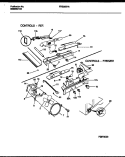 REFRIGERATOR CONTROL ASSEMBLY, DAMP Diagram and Parts List for FRS28XHAB1  Frigidaire Refrigerator