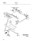BURNER Diagram and Parts List for GPF311PHWA  Gibson Range