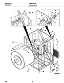 CABINET / DRUM Diagram and Parts List for GDE337REW1  Gibson Dryer
