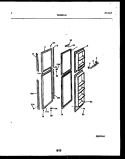 FREEZER DOOR PARTS Diagram and Parts List for RS22F8DX1B  Gibson Refrigerator