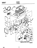 ICE MAKER Diagram and Parts List for FRT21NNCW5  Frigidaire Refrigerator