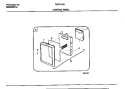 CONTROL PANEL Diagram and Parts List for FMT116U1B0  Frigidaire Microwave