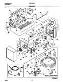 ICE MAKER Diagram and Parts List for FRT21IPRHW6  Frigidaire Refrigerator