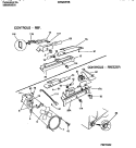 CONTROLS, DAMPER, FAN SECTION Diagram and Parts List for GRS20PRBD0  Gibson Refrigerator