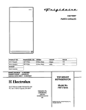 COVER Diagram and Parts List for FRT17G4AW1  Frigidaire Refrigerator