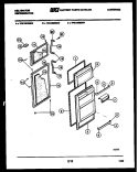 DOOR PARTS Diagram and Parts List for TPK160EN2D  Kelvinator Refrigerator
