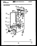 CABINET PARTS Diagram and Parts List for SP24C6WWGC  Gibson Dishwasher