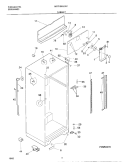 CABINET Diagram and Parts List for MRT18N3JW1  Uni Refrigerator