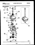 TRANSMISSION PARTS Diagram and Parts List for WL24F4WYMA  Gibson Washer
