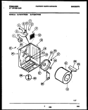 CABINET AND COMPONENT PARTS Diagram and Parts List for FDG847RBS0  Frigidaire Dryer