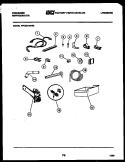 ICE MAKER INSTALLATION PARTS Diagram and Parts List for FPCE21TIFW2  Frigidaire Refrigerator