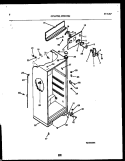CABINET PARTS Diagram and Parts List for GTL175WH5  Frigidaire Refrigerator