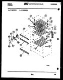 SHELVES AND SUPPORTS Diagram and Parts List for FV13M2WSFG  Gibson Freezer