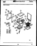 BODY PARTS Diagram and Parts List for 37-1039-00-03  Tappan Range