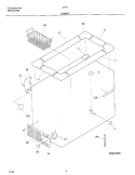 CABINET Diagram and Parts List for CF180  Frigidaire Freezer