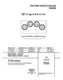 COVER Diagram and Parts List for FGC36S6ASA  Frigidaire Cooktop