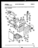 CABINET PARTS Diagram and Parts List for MLXG42RBD0  Kelvinator Washer Dryer Combo