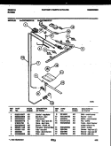 BURNER PARTS Diagram and Parts List for CGC3M2WXE  Gibson Range