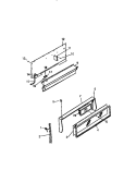 BACKGUARD Diagram and Parts List for GF420HXW3  Frigidaire Wall Oven
