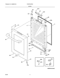 Part Location Diagram of 241881306 Frigidaire S/A-HANDLE