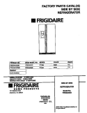 COVER Diagram and Parts List for FRS24AGGB6  Frigidaire Refrigerator