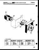 AIR HANDLING PARTS Diagram and Parts List for AR18NS5E1  Frigidaire Air Conditioner