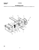 AIR HANDLING PARTS Diagram and Parts List for FAS226H2A1  Frigidaire Air Conditioner