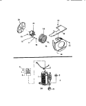 AIR HANDLING PARTS, COMPRESSOR Diagram and Parts List for SH205C1QA  Kelvinator Air Conditioner