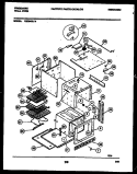 BODY PARTS Diagram and Parts List for REG94BL4  Frigidaire Wall Oven