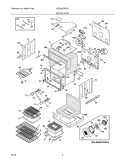 Part Location Diagram of 318255808 Frigidaire Broil Element