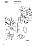 ICE & WATER DISPENSER Diagram and Parts List for MRS22WRCD2  Frigidaire Refrigerator