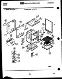 BODY PARTS Diagram and Parts List for 37-1117-66-01  Tappan Range