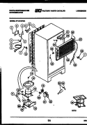 SYSTEM AND AUTOMATIC DEFROST PARTS Diagram and Parts List for RT141GCHA  Frigidaire Refrigerator
