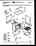 BODY PARTS Diagram and Parts List for GF720NW5  Frigidaire Range