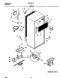 SYSTEM Diagram and Parts List for FRT20NGCB4  Frigidaire Refrigerator