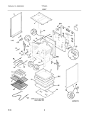 BODY Diagram and Parts List for TEF353AQF  Tappan Range