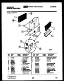 ELECTRICAL PARTS Diagram and Parts List for MH208G1QA  Kelvinator Air Conditioner