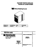 COVER Diagram and Parts List for WAK083F7V2  Frigidaire Air Conditioner