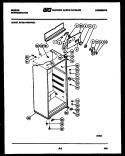 CABINET PARTS Diagram and Parts List for RD14F2WW2A  Gibson Refrigerator