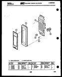 CONTROL PANEL Diagram and Parts List for 56-2677-10-01  Tappan Microwave