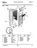 WRAPPER Diagram and Parts List for GDH15E2  Frigidaire Dehumidifier
