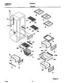 Part Location Diagram of 218909400 Frigidaire SERVICE DATA SHEET