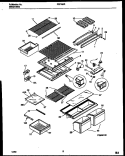 Part Location Diagram of 215069041 Frigidaire FRAME-HALF SHELF