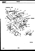 REFRIGERATOR CONTROL ASSEMBLY, DAMP Diagram and Parts List for FRS24WRAD2  Frigidaire Refrigerator