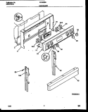 BACKGUARD Diagram and Parts List for FEF352BADB  Frigidaire Range