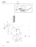 SYSTEM Diagram and Parts List for CF183  Frigidaire Freezer
