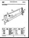 BACKGUARD Diagram and Parts List for 32-2642-08-01  Tappan Range